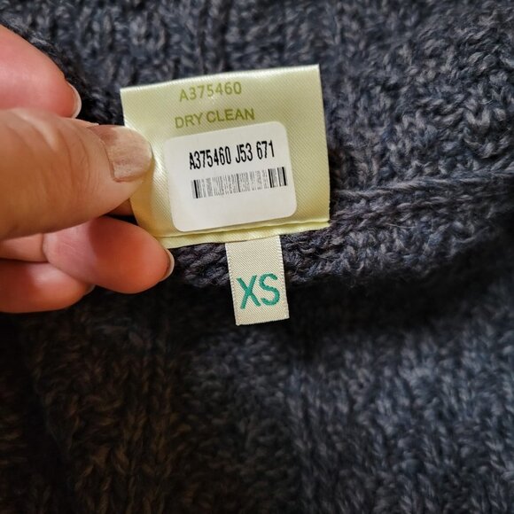 Kilronan Merino Wool Bell Sleeve Hooded Cardigan Sweater - Size XS - Picture 6 of 9